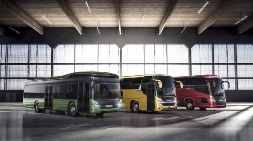 Scania presenta a Busworld il nuovo veicolo ibrido Scania Interlink LD